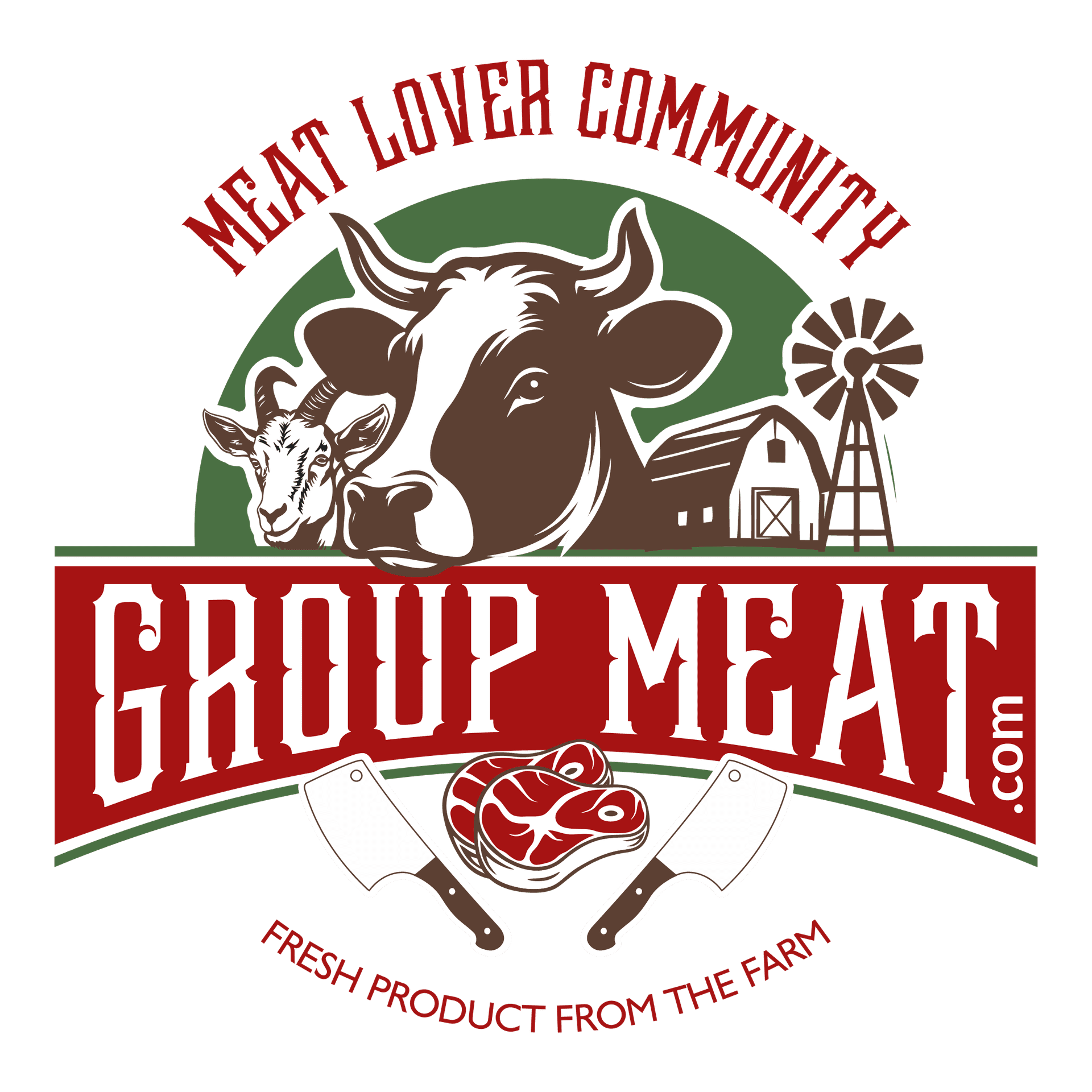 GroupMeat Meat Lover Community heritage emblem